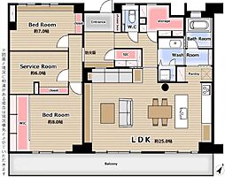 間取図画像 2SLDK