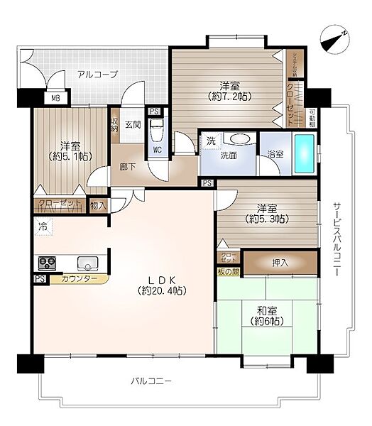 間取り：323000452450