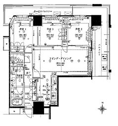 プレミスト泉レジデンス 3LDKの間取図画像