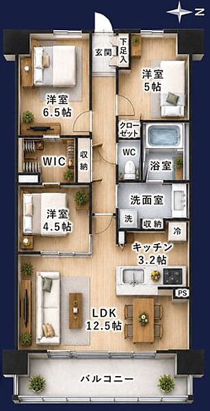 間取り：323000525656