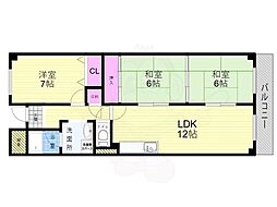 間取図画像 3LDK