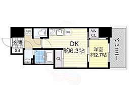 阪神なんば線 桜川駅 徒歩1分 5階/-