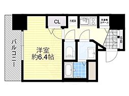レオンコンフォート本町 1Kの間取図画像