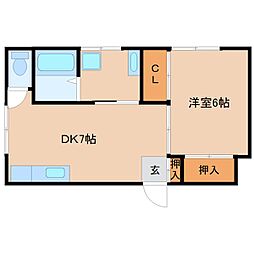 間取図画像 1DK