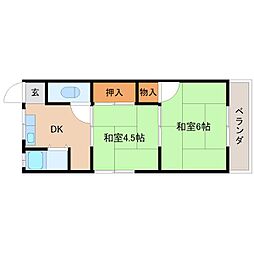間取図画像 2DK