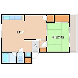 スティルネス2 1LDKの間取図画像