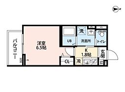 robot home 尼崎センタープール前 1Kの間取図画像