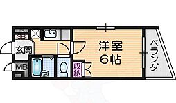 アメニティK.Sパート3 1Kの間取図画像