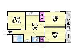 第一高山ハイツ 1階/-