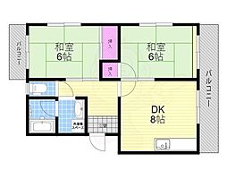 北村マンション 2階