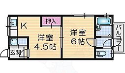 白芳荘9号館 2階