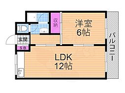 見浪ハイツ 2階/-