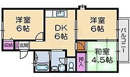 間取図画像 3DK