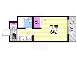 間取図画像 1K