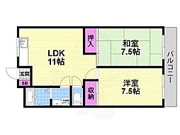 レジデンス宮本2 2階/-