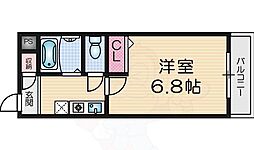 アーバンヨシダ1 1Kの間取図画像