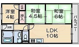 第2シャルマン四条畷 3階/-