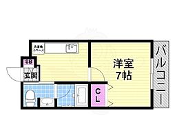 松尾ハイツ寝屋川 2階/-