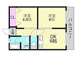 野崎ヶ丘ハイツ 2階