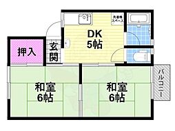 かわにしグリーンハイツ 1階/-