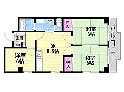 メゾンヒラク 2階/-