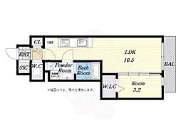 間取図画像 1LDK