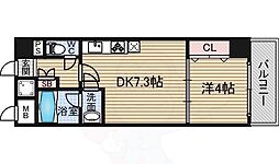 ONEROOFFLATTENJINBASHI 1DKの間取図画像