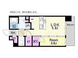 グランプレリス野田ORVENA 1LDKの間取図画像