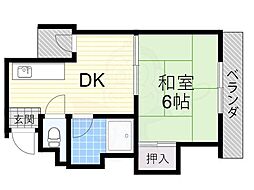 間取図画像 1DK