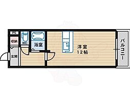 メゾン・ド・ソンジュ 1DKの間取図画像