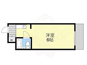 大阪府大阪市住吉区住吉１丁目（賃貸マンション1R・6階・18.40㎡） その2