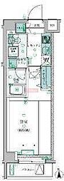 リヴシティ西早稲田 1階1Kの間取り