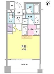 アルス恵比寿メイクス 1Kの間取図画像