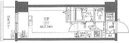 フェニックス品川小山 1Kの間取図画像