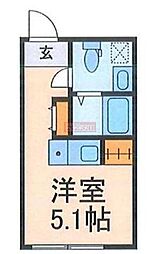 HJPLACEHATAGAYA ワンルームの間取図画像