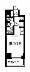スパシエステージ池袋西 ワンルームの間取図画像