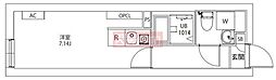 AXIA M-City武蔵小山 ワンルームの間取図画像