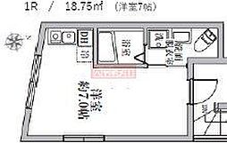 Lapis椎名町 ワンルームの間取図画像