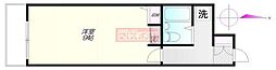 ARTS白金 ワンルームの間取図画像