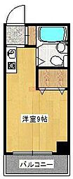 プレール麻布仙台坂 ワンルームの間取図画像