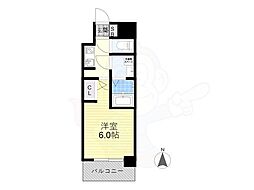 Osaka Metro中央線 深江橋駅 徒歩8分の賃貸マンション 7階1Kの間取り
