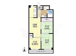 オリエントマンション 3LDKの間取図画像