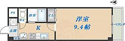 グレイスコート 1Kの間取図画像