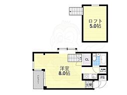ラ・メゾン中小阪 ワンルームの間取図画像