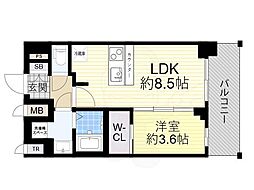 プレサンス九条グランデリーヴ 14階/-