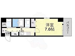 プレジール靭公園 5階/-