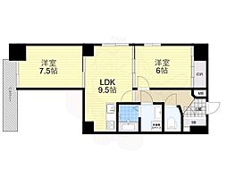 ハイネス阿波座 8階
