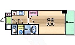 S-RESIDENCE南堀江 6階/-
