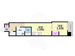 Alivis新町 4階/-
