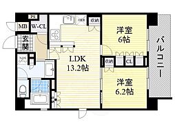 リーガル北堀江 9階/-